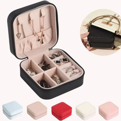 Leather Jewellery Organizer Box