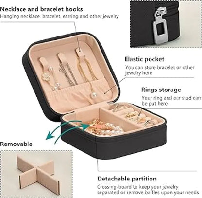 Leather Jewellery Organizer Box