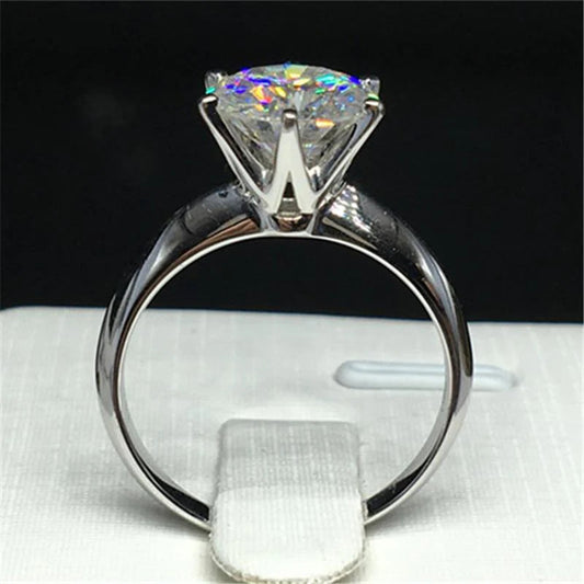 Adjustable Stainless Steel Diamond Ring